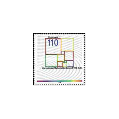 1 عدد تمبر کنگره بین المللی ریاضر برلین - جمهوری فدرال آلمان 1998