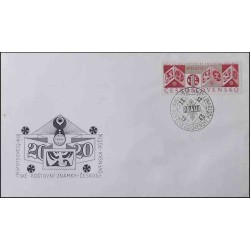 پاکت مهر روز تمبر روز تمبر - چک اسلواکی 1965  ارزش مهر روز 5 دلار