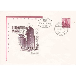 کپی از کپی از پاکت مهر روز تمبر سری پستی بناهای معماری در اتریش - تک تمبری  - 1.5s - اتریش 1965