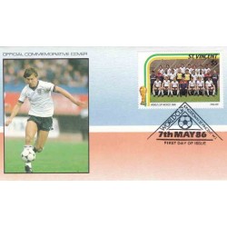 پاکت مهر روز تمبر جام جهانی فوتبال مکزیک - $5- سنت وینسنت 1986
