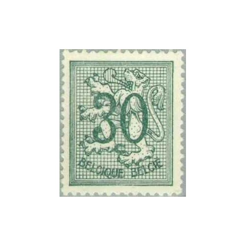 1 عدد تمبر سری پستی - مبالغ جدید - 30c -  بلژیک 1957