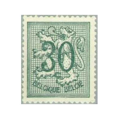 1 عدد تمبر سری پستی - مبالغ جدید - 30c -  بلژیک 1957